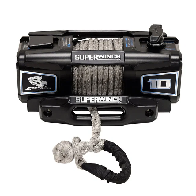 1155401 – SUPERWINCH Winch, Vehicle Mounted Vehicle Recovery Winch 12 Volt Electric 10,000 Pound Line Pull Capacity 3...